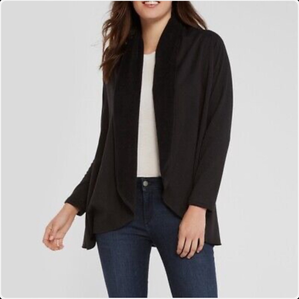 NWOT DREW Morrison, fleece, open cardigan Small, Anthropologie